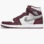 Кроссовки мужские Air Jordan 1 Retro High Og Bordo/White 555088-611
