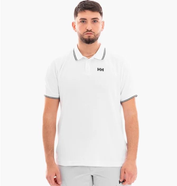 Поло мужское Helly Hansen Ocean White 34068-001