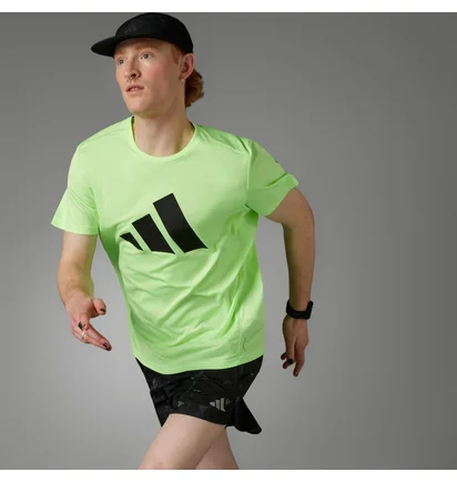 Футболка мужская Adidas Run It Green IN0078