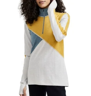 Кофта жіноча Craft Nordic Wool White/Yellow 1911149-914500