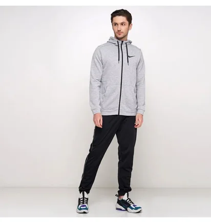 Спортивный костюм мужской Nike M Nk Dry Pant Taper Fleece Grey CJ4317-063__CJ4312-063