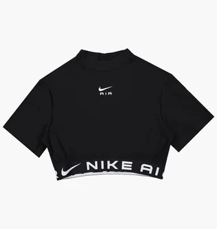 Футболка жіноча Nike Nsw Air Short Sleeve Crop Top Black FB8246-010