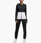 Спортивный костюм женский Adidas Linear Hoodie Black/White DV2425