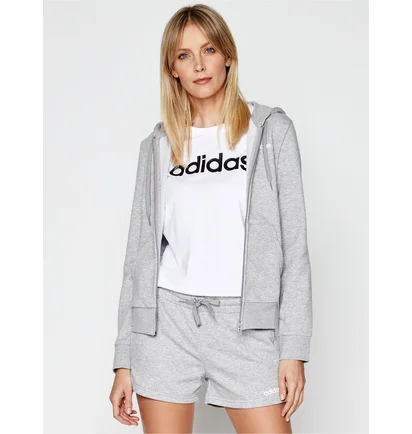 Толстовка женская Adidas Essentials Solid Grey DU0664