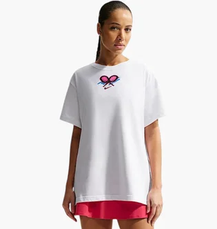 Футболка жіноча Nike Df Ss Tee Slam Oz Bf Os White IH5979-100