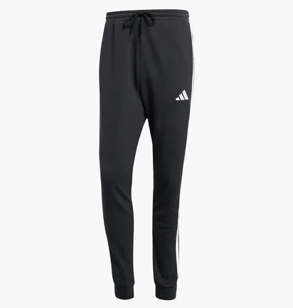 Штаны мужские Adidas Essential 3-Stripes French Terry Black JD1881