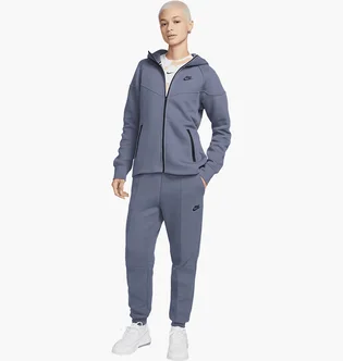 Спортивный костюм женский Nike Sportswear Tech Fleece Windrunner Tracksuit Blue FB8338-003__FB8330-003