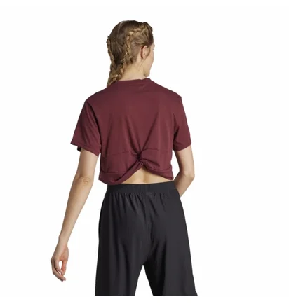 Футболка жіноча Adidas Studio Tee Bordo IL3972