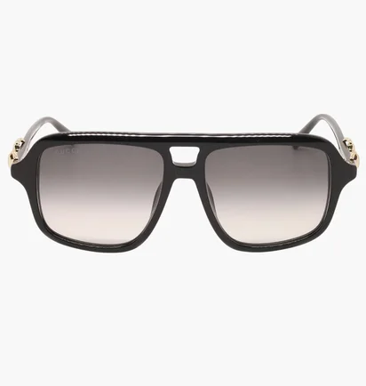 Солнцезащитные очки женские Gucci Black/Grey GG2052S-007-55