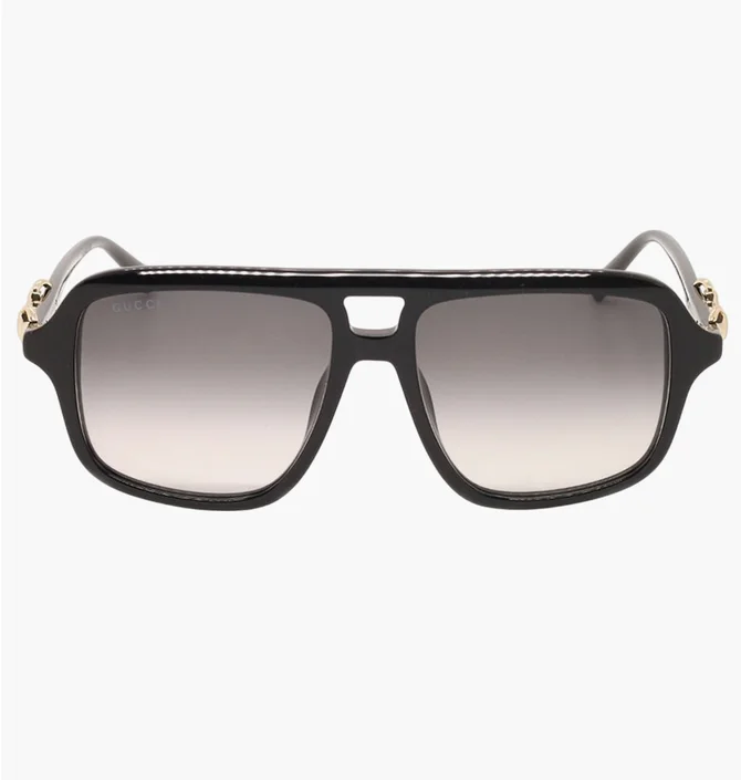 Солнцезащитные очки женские Gucci Black/Grey GG2052S-007-55