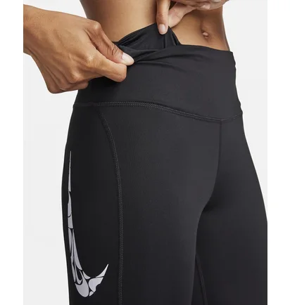 Легінси жіночі Nike Fast Mid-Rise 7/8 Running Leggings With Pockets Black FN3268-010