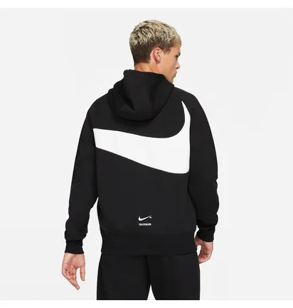 Худі чоловіче Nike M Nsw Swoosh Tch Flc Po Hd Black DD8222-010