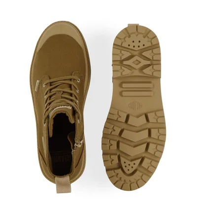Черевики жіночі Palladium Pallabase Twill Grey 96907-204-M