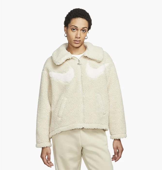 Куртка жіноча Nike Sportswear Swoosh Beige DD5620-206