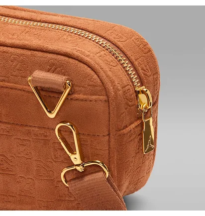 Сумка чоловіча Air Jordan Jam Suede Monogram Camera Brown MA9207-X6X