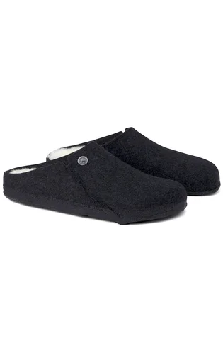Тапочки чоловічі Birkenstock Zermatt Shearling Wool Felt Slippers Blue 1015090