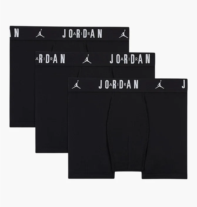 Трусы детские Air Jordan Big Kids Flight Black (3 шт) 9J0633-023