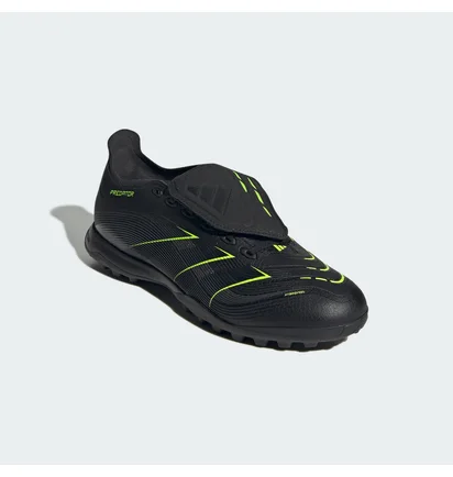 Сороконожки мужские Adidas Predator League Fold-Over Tongue Turf Black JQ1073
