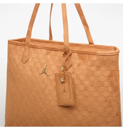 Сумка жіноча Air Jordan Suede Monogram Tote Brown LM9206-X6X