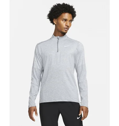 Кофта чоловіча Nike Mens 1/4-Zip Running Top Grey Dd4756-084