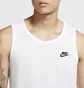 Майка мужская Nike M Nsw Club - Tank White BQ1260-100