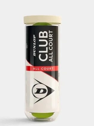М'яч для великого тенісу Dunlop Club All Court Yellow 601629