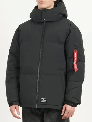 Пуховик мужской Alpha Industries Puffer Parka Black MJP55501C1-001