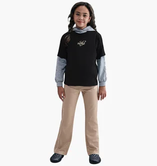Футболка детская Nike SportswearOlder Kids (Girls) T-Shirt Black IF2109-010