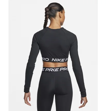 Топ жіночий Nike Pro 365 Dri-Fit Cropped Long-Sleeve Top Black FV5484-010