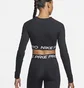 Топ жіночий Nike Pro 365 Dri-Fit Cropped Long-Sleeve Top Black FV5484-010