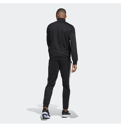 Спортивный костюм мужской Adidas Primegreen Essentials 3-Stripes Track Suit Black GK9651