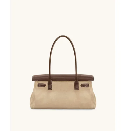 Сумка женская JW PEI Yara Faux Suede Shoulder Bag Brown BB2025BG121888JWP
