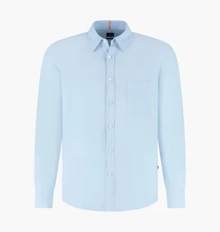 Рубашка мужская Boss Relegant Light Blue 50537381-460