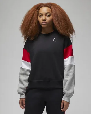 Свитшот женский Air Jordan Brooklyn Fleece Crewneck Sweatshirt Black FB5174-010