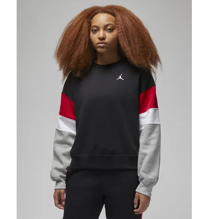 Свитшот женский Air Jordan Brooklyn Fleece Crewneck Sweatshirt Black FB5174-010