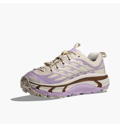 Кроссовки унисекс Hoka Mafate Three2 Beige/Violet 1175490-ASF