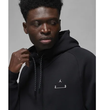 Толстовка мужская Air Jordan 23 Engineered Mens Full-Zip Hoodie Black Dv1589-010
