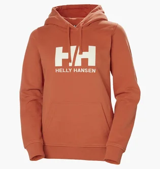 Худи женское Helly Hansen Logo Hoodie Orange 33978-179