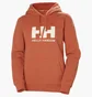 Худи женское Helly Hansen Logo Hoodie Orange 33978-179