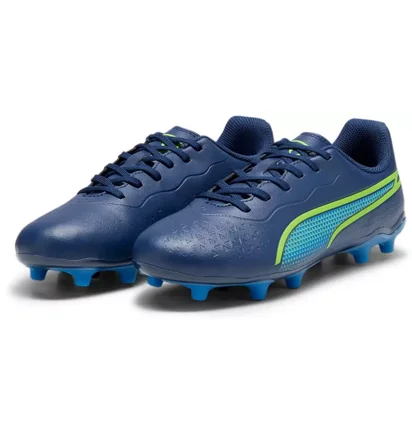 Бутсы детские Puma King Match Blue 107573-02