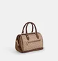Сумка женская COACH Rowan Satchel Bag In Signature Canvas Brown/Beige CV961