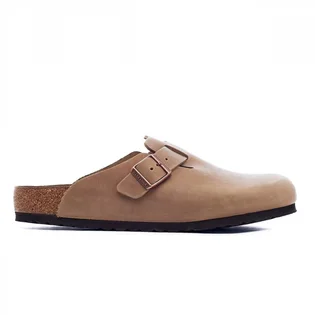 Тапочки мужские BIRKENSTOCK Boston Oiled Nubuck Leather Tabacco Grey 960811