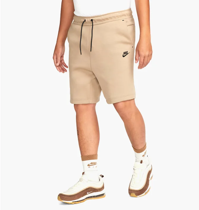 Шорты мужские Nike Sportswear Tech Fleece Beige Cu4503-247