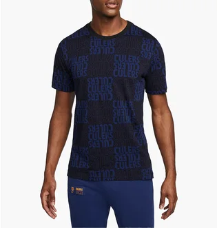 Футболка мужская Nike Fc Barcelona T-Shirt Blue/Black DC0886-010