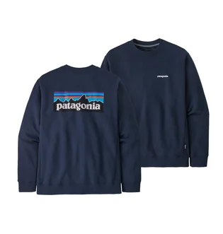 Свитшот мужской Patagonia P-6 Logo Uprisal Crew Sweatshirt New Blue NENA39657