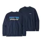Свитшот мужской Patagonia P-6 Logo Uprisal Crew Sweatshirt New Blue NENA39657