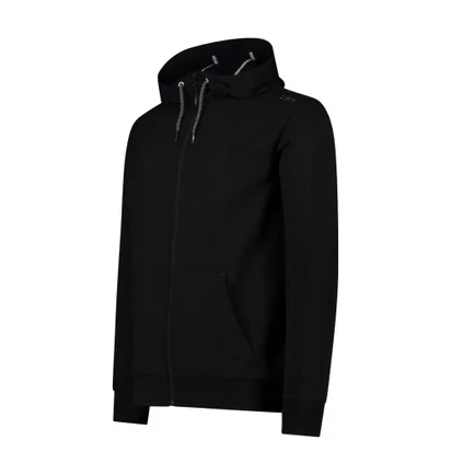 Толстовка мужская CMP Man Jacket Fix Hood Black 31D4317-U901
