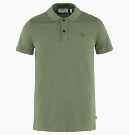 Поло мужское Fjallraven Övik Olive 81511.620