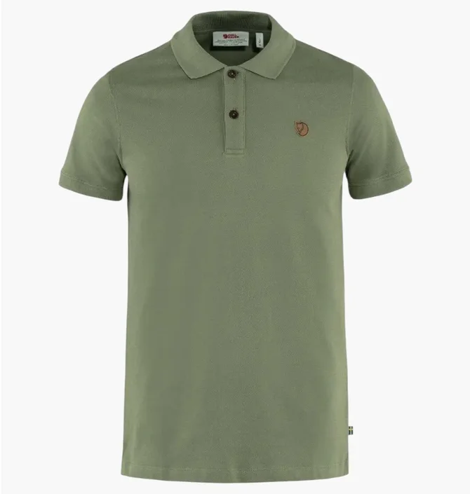 Поло мужское Fjallraven Övik Olive 81511.620