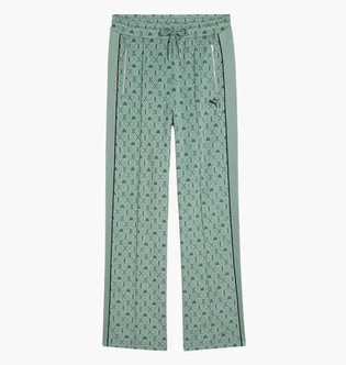 Штани жіночі Puma T7 Road To Unity All-Over Print Straight Green 629794-30